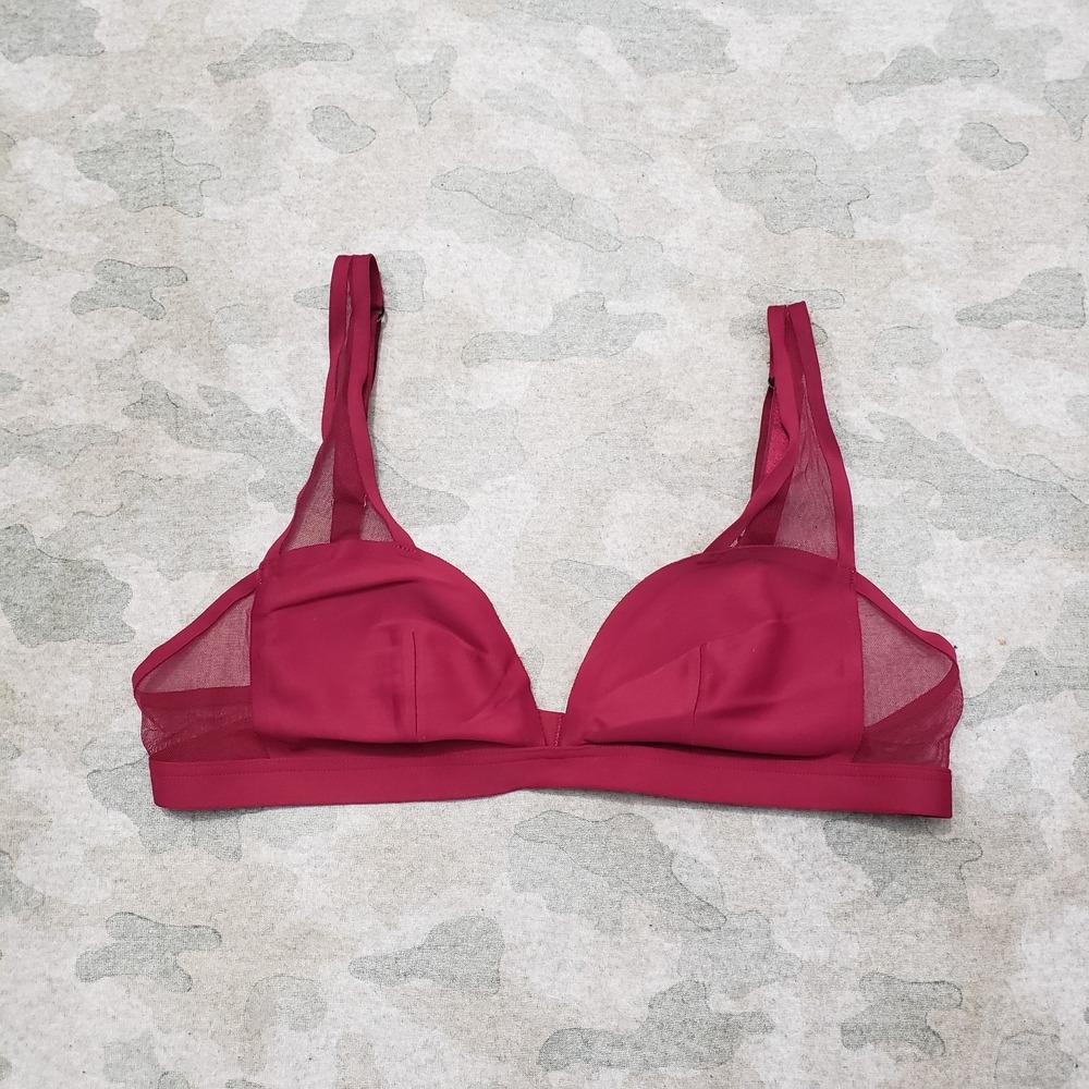 Victoria's Secret Bra Womens Medium Red Wireless